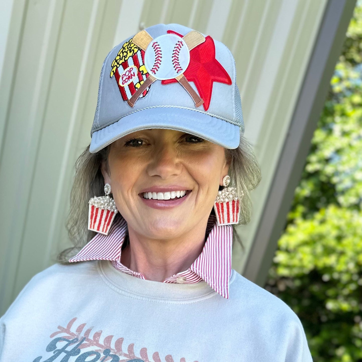 Baseball Patch Trucker Hat