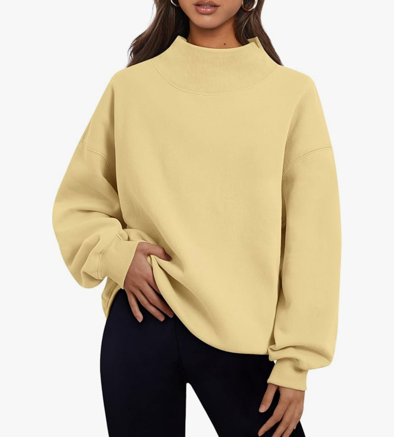 Custom Mock Neck Sweatshirt