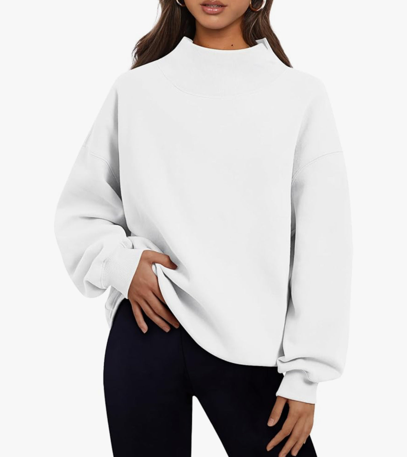 Custom Mock Neck Sweatshirt