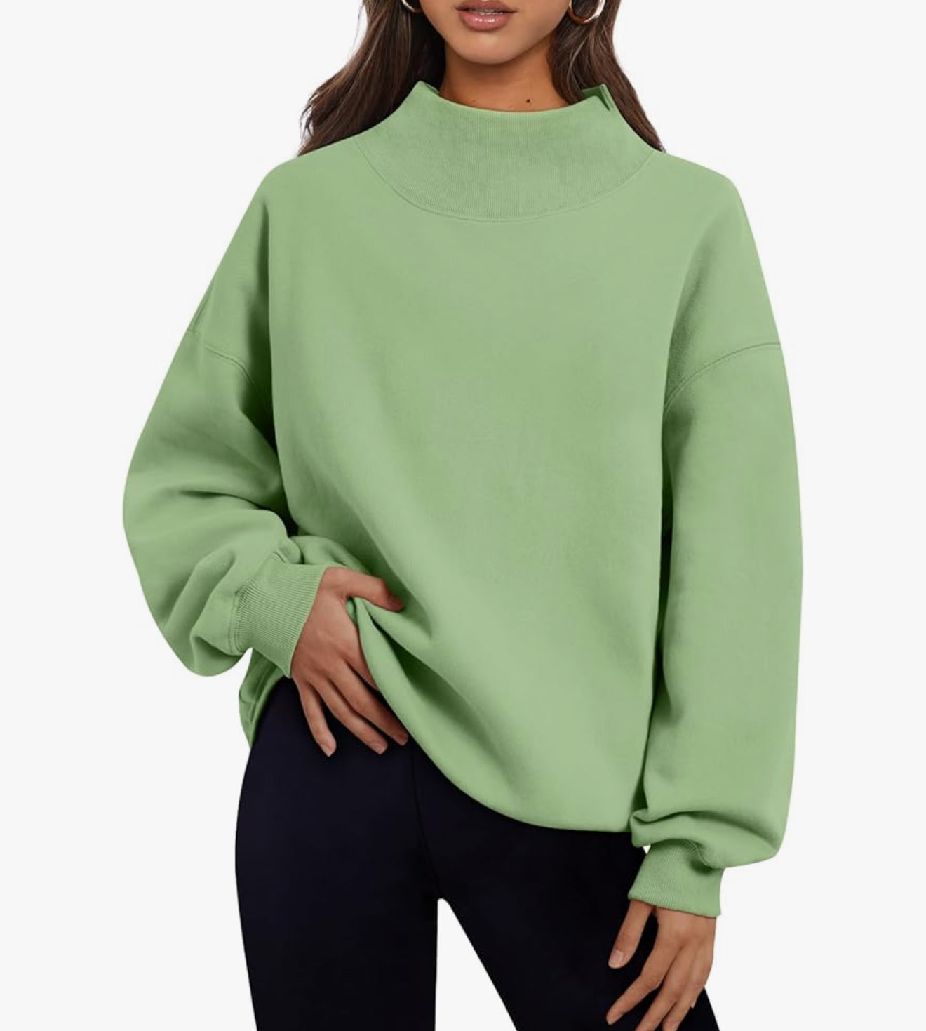 Custom Mock Neck Sweatshirt