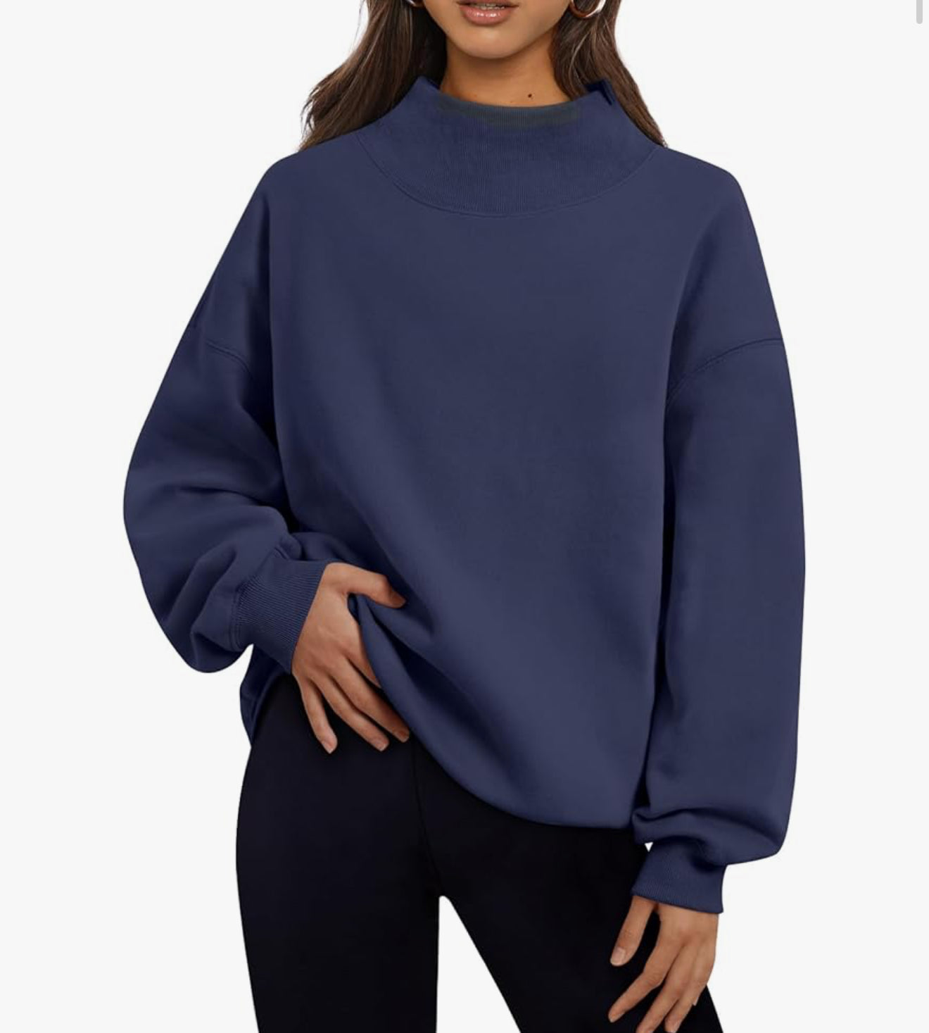 Custom Mock Neck Sweatshirt
