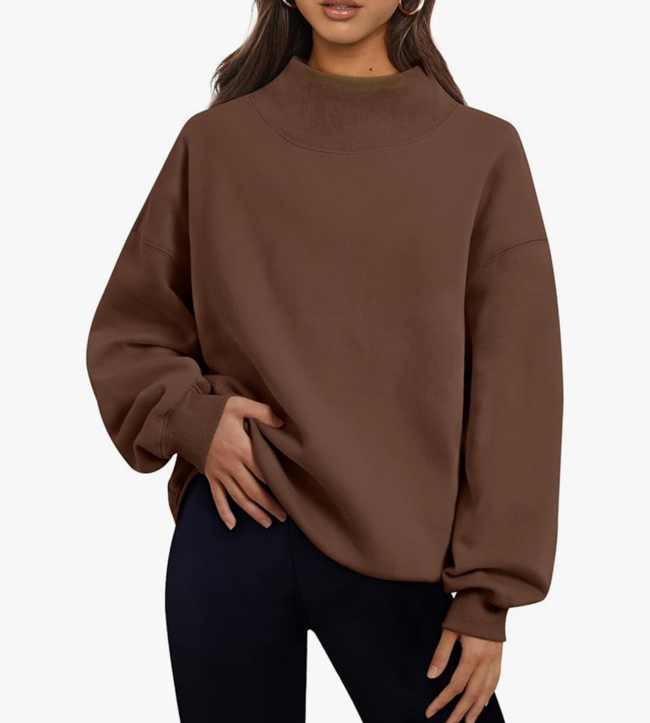 Custom Mock Neck Sweatshirt