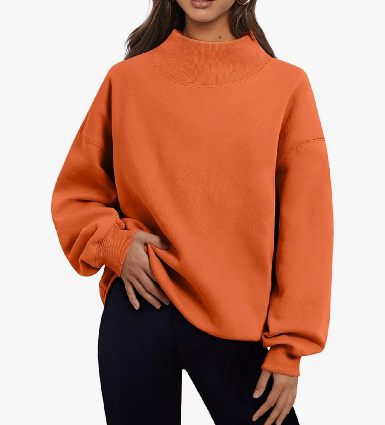Custom Mock Neck Sweatshirt