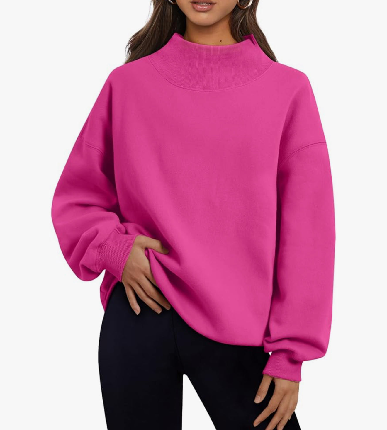 Custom Mock Neck Sweatshirt