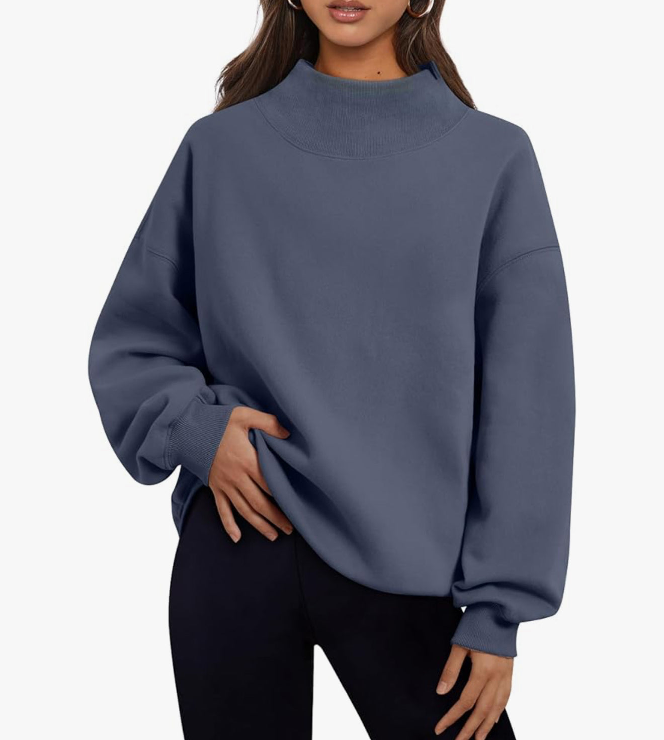 Custom Mock Neck Sweatshirt