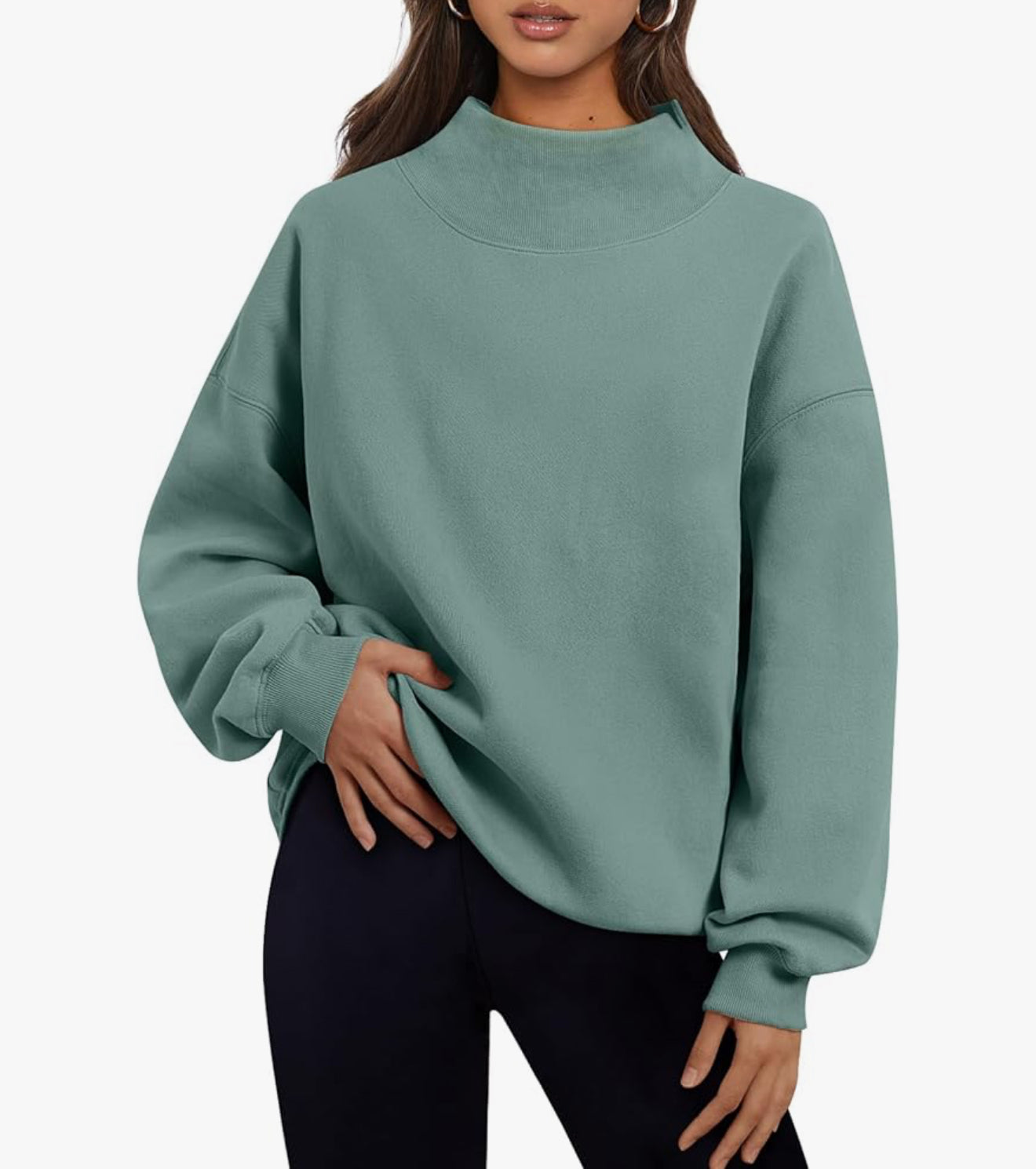 Custom Mock Neck Sweatshirt