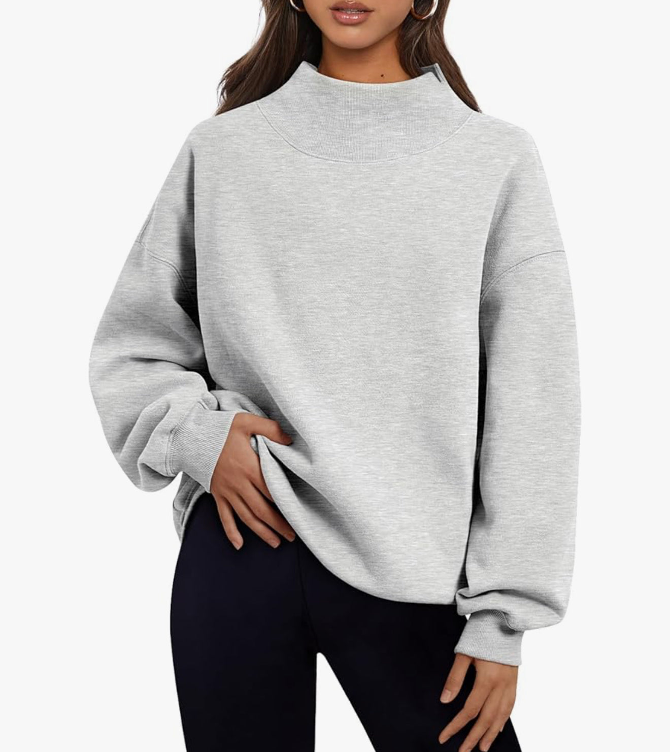 Custom Mock Neck Sweatshirt