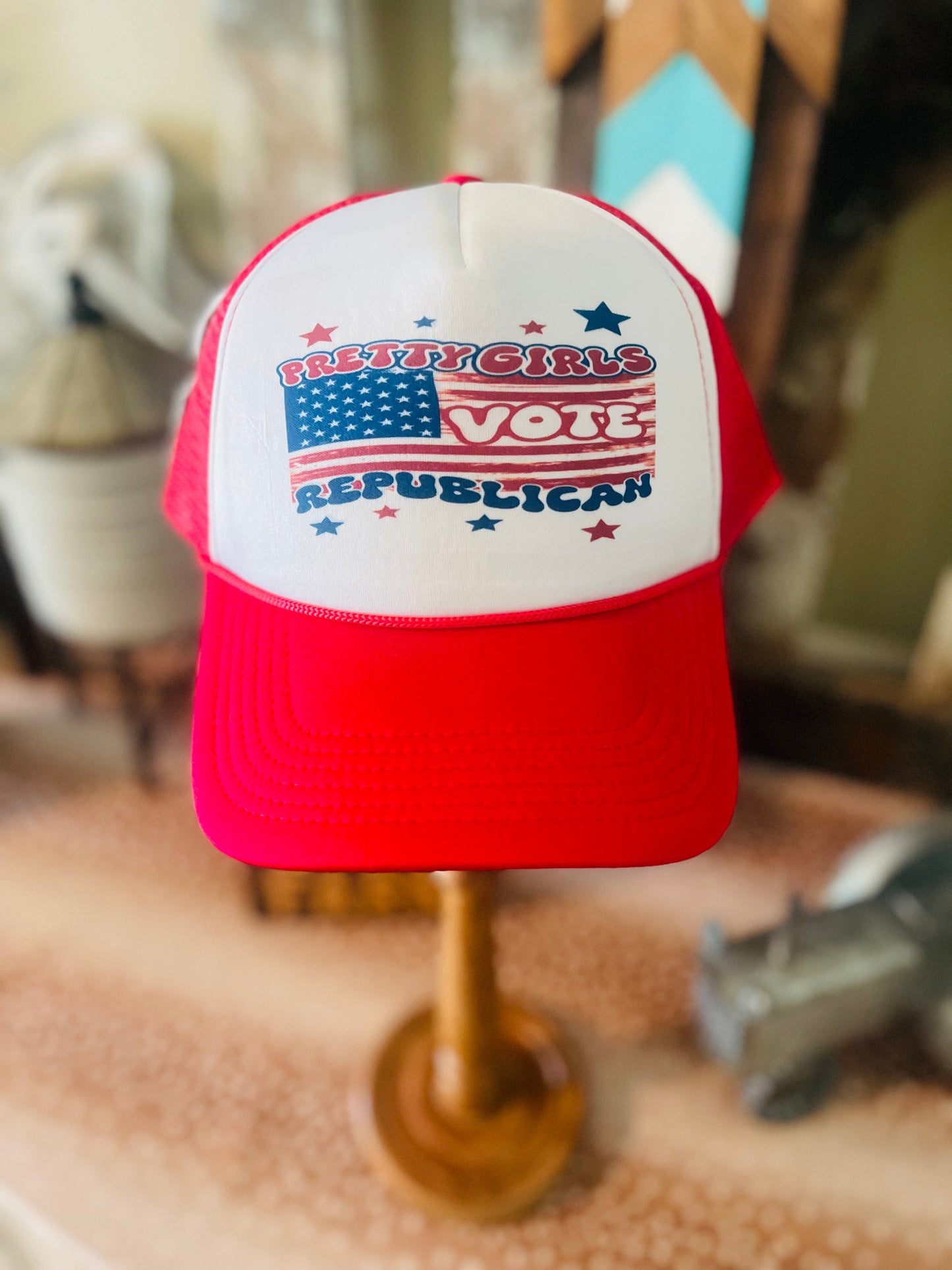 Pretty Girls Vote Trucker Hat