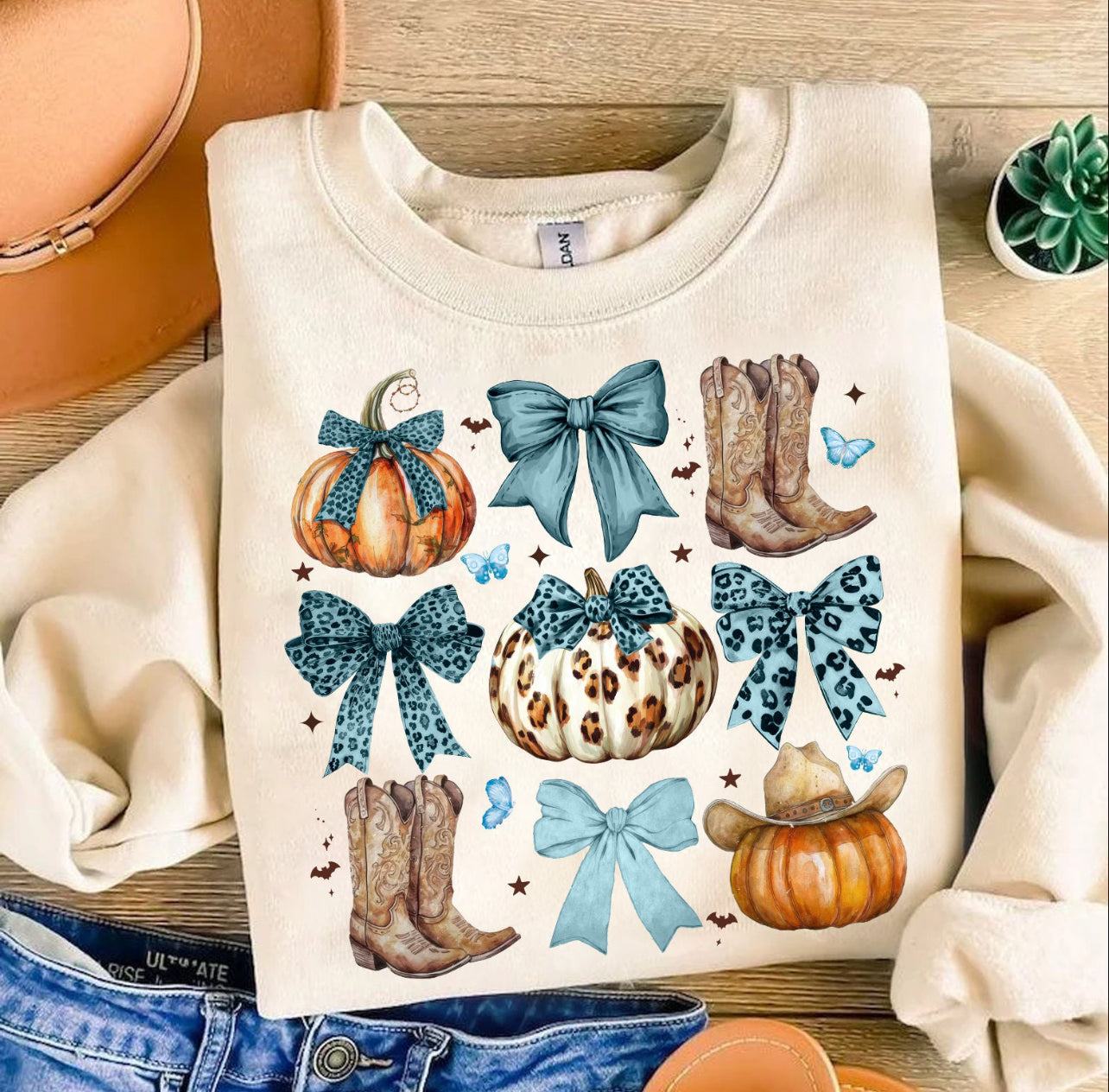 Pumpkin, Bows, & Boots Shirt