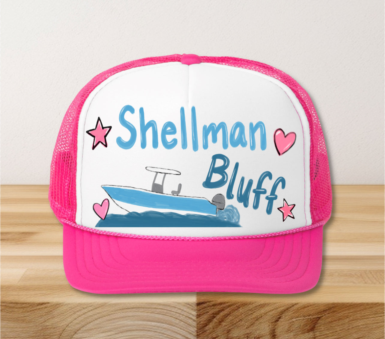 Boat & Location Trucker Hat