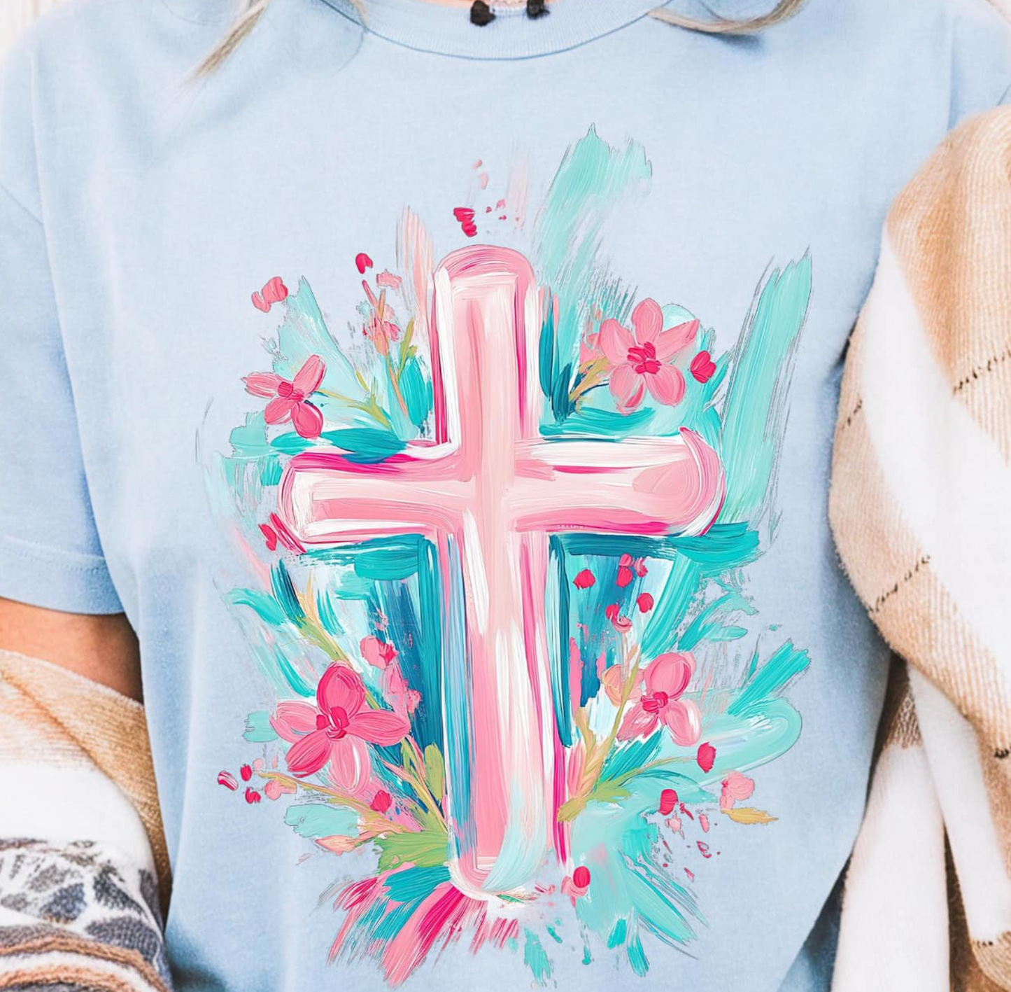 Brushstroke Cross Shirt