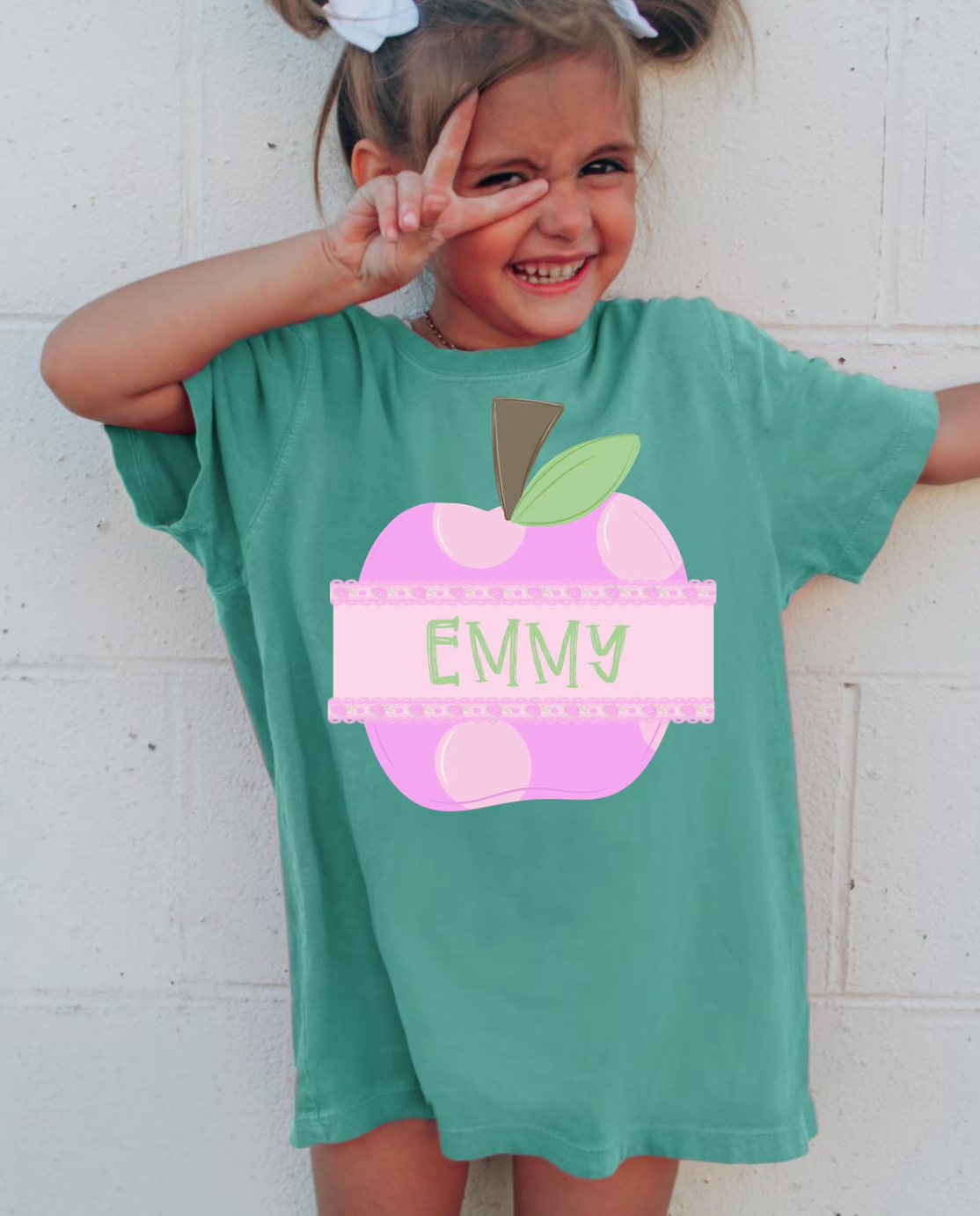Custom Pink Apple Shirt