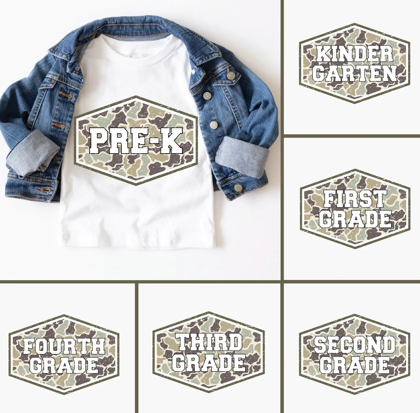 Camo Grade Level Shirt