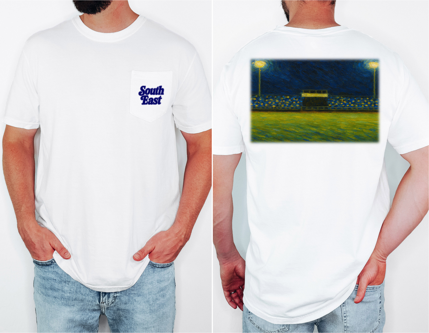 Football Stadium Pocket T-Shirt | South East Bulloch