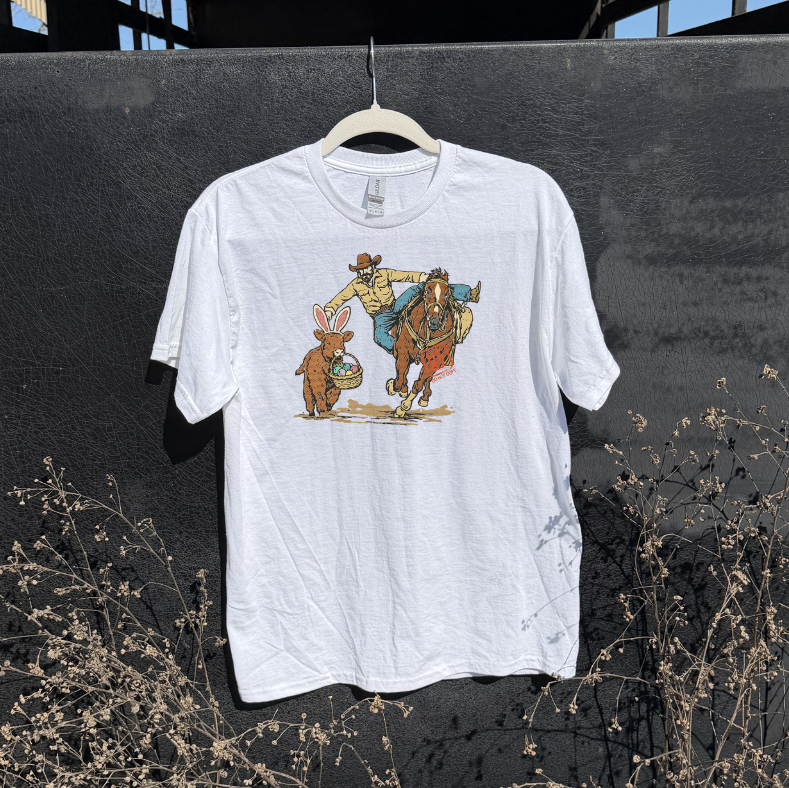 Ropin' Cowboy Easter Shirt
