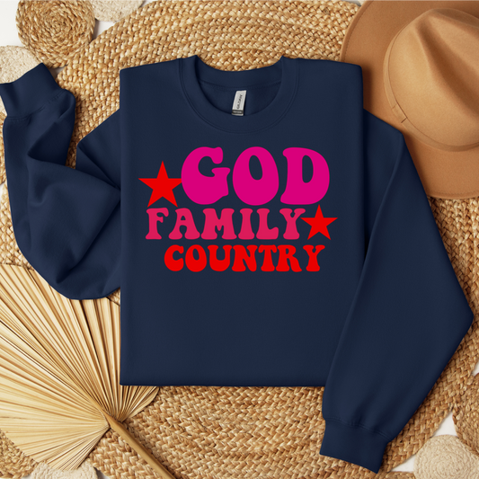 God, Family, Country Top