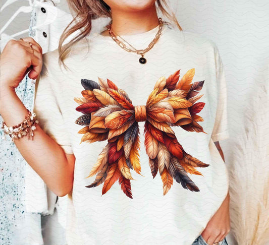 Feather Bow Shirt