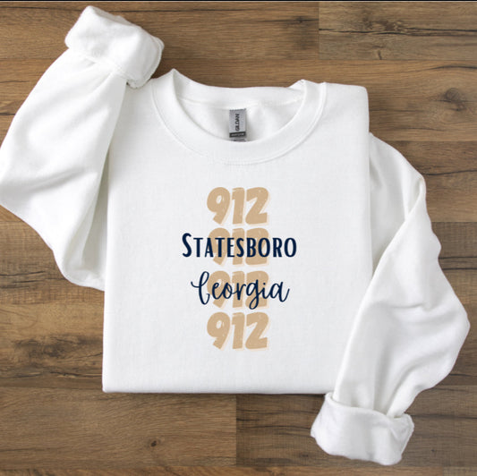 912 Statesboro Georgia Sweatshirt