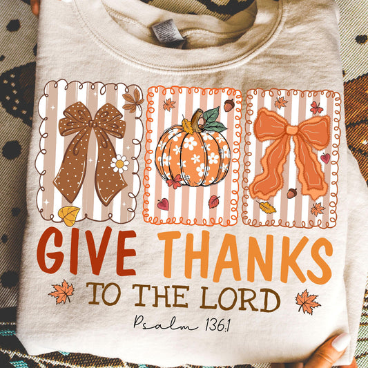 Give Thanks to the Lord Top