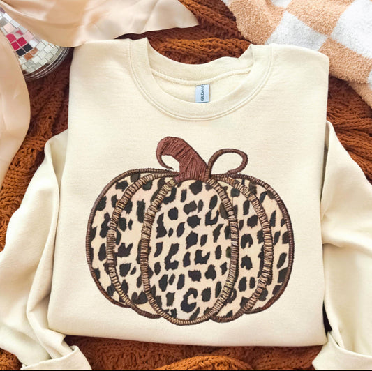 Cheetah Pumpkin Top