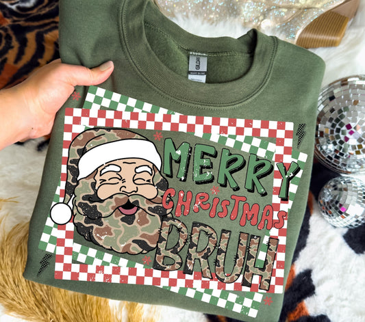 Camo Santa Top