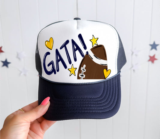 Football Design Trucker Hat