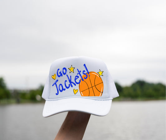 Basketball Design Trucker Hat