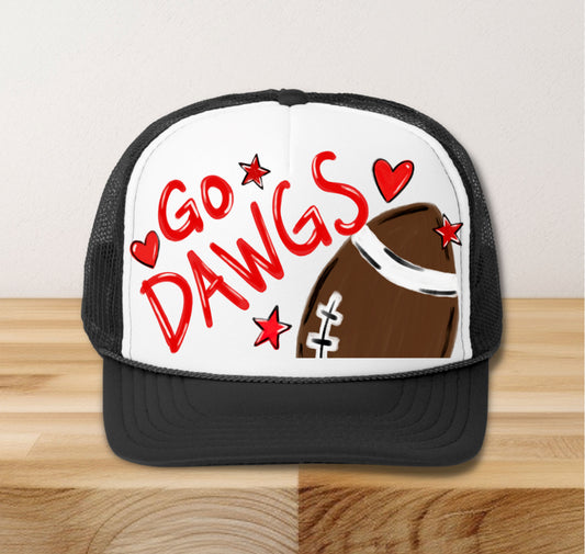 Football Design Trucker Hat