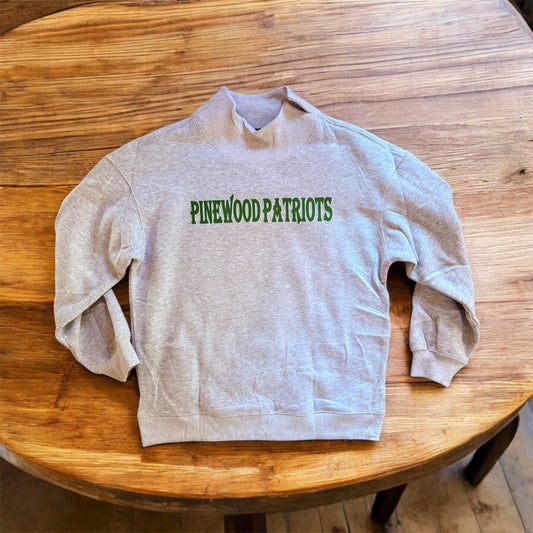 Custom Mock Neck Sweatshirt