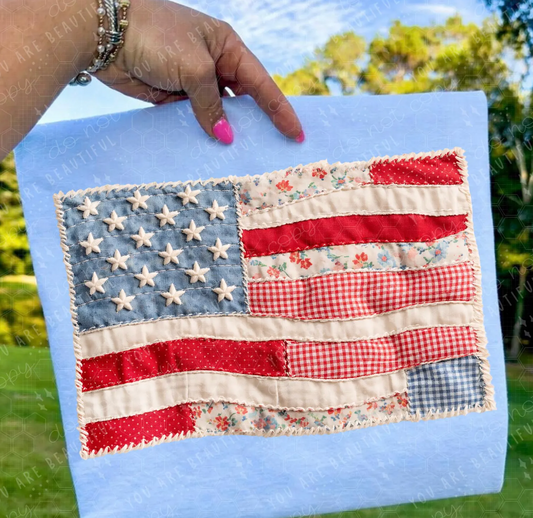 American Faux Patchwork Shirt
