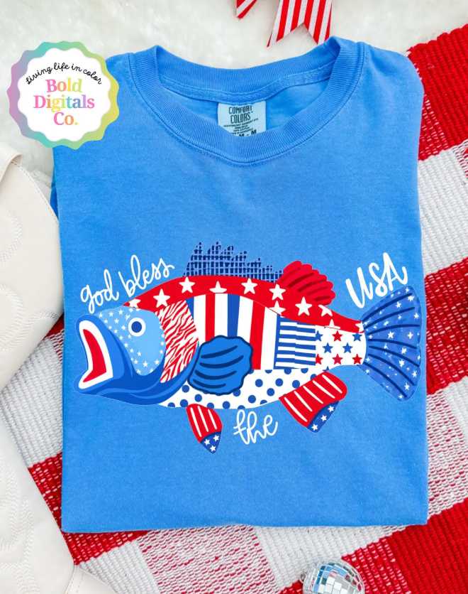 USA Fish Shirt