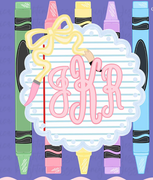Crayon Monogram Shirt