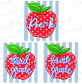 Striped Apple Grade Shirt
