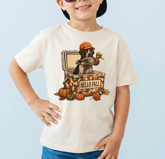 Fall Duck Hunting Dog Shirt