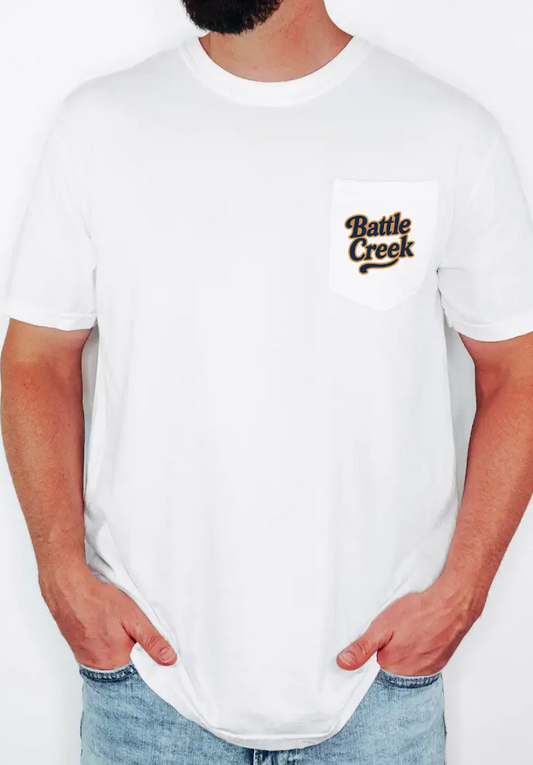 Football Stadium Pocket T-Shirt | Battle Creek