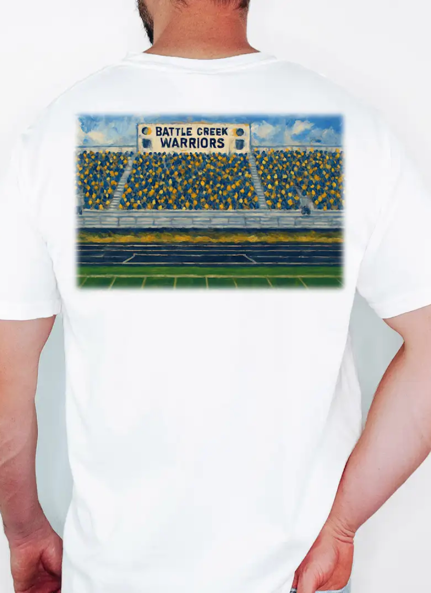 Football Stadium Pocket T-Shirt | Battle Creek
