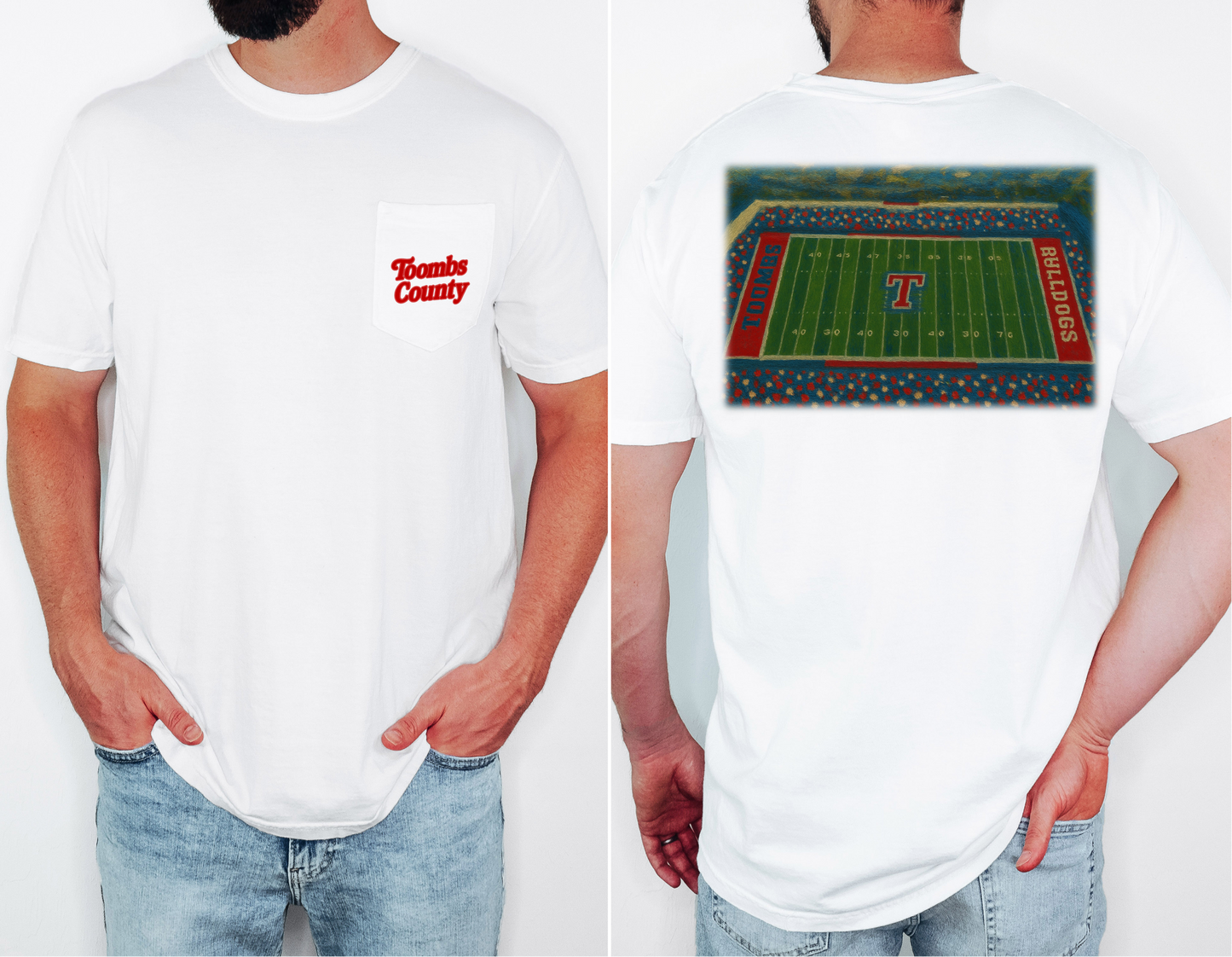 Football Stadium Pocket T-Shirt | Toombs