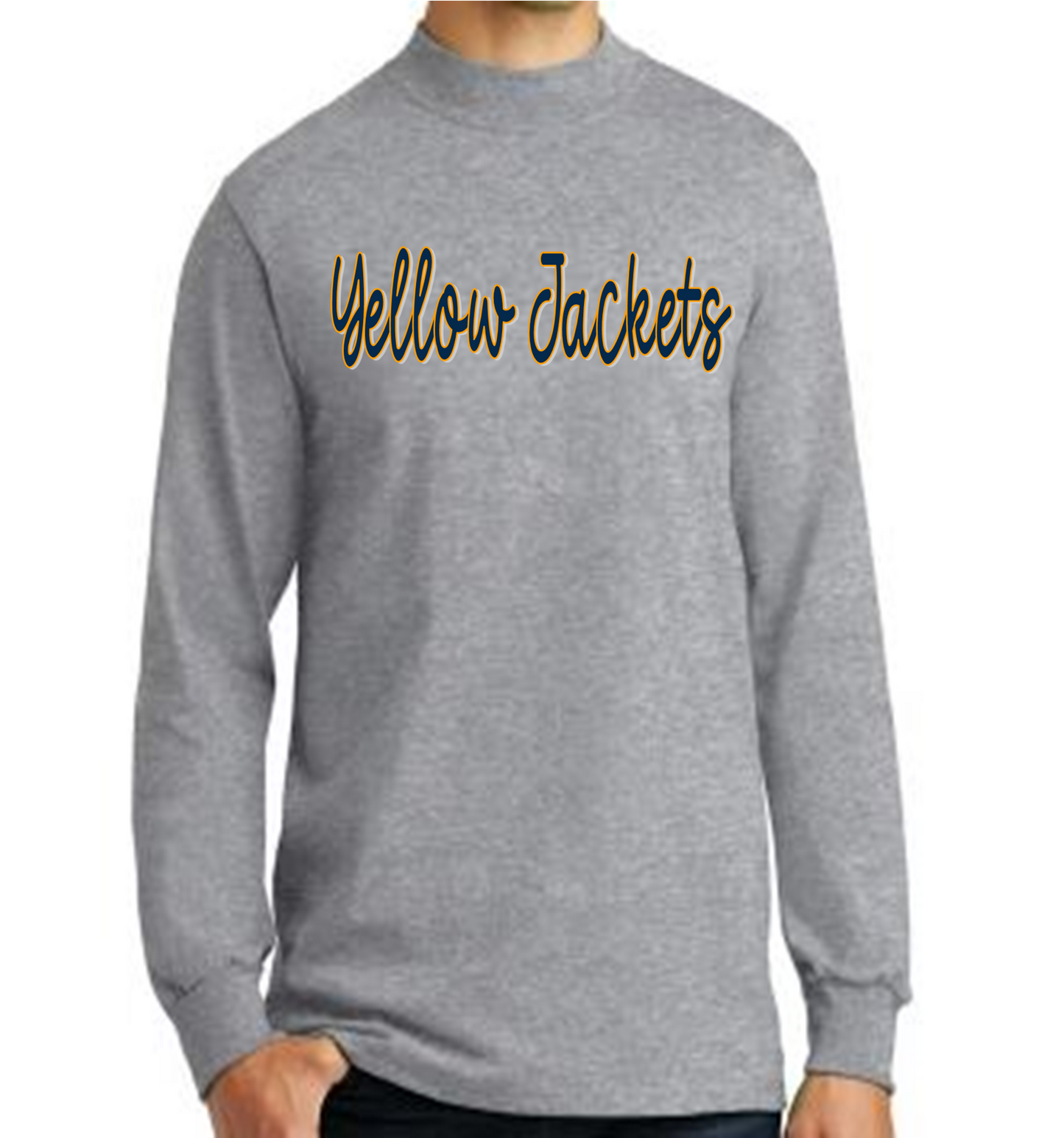 Team Lightweight Mock Neck | Yellow Jackets